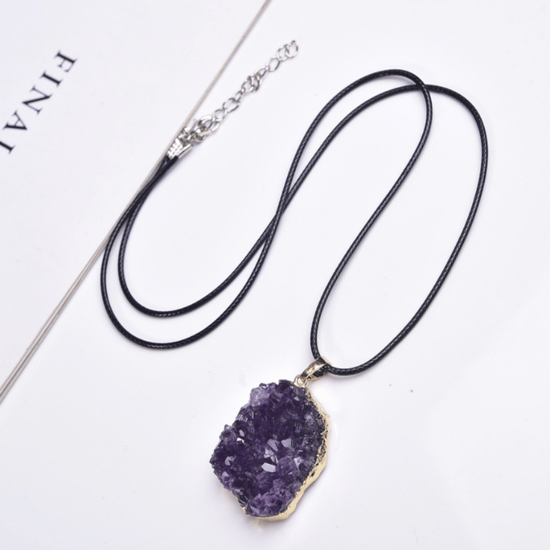 Amethyst Cluster Necklace_2