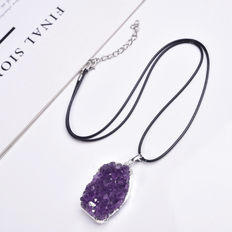 Amethyst Cluster Necklace_3