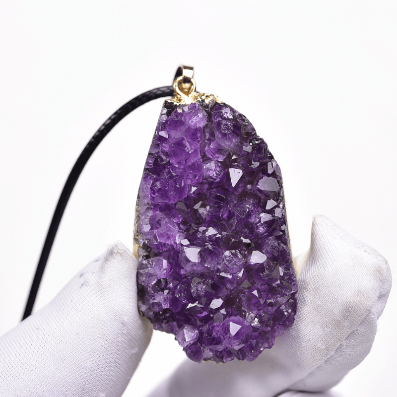 Amethyst Cluster Necklace_4