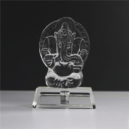 Crystal Ganesh Statue