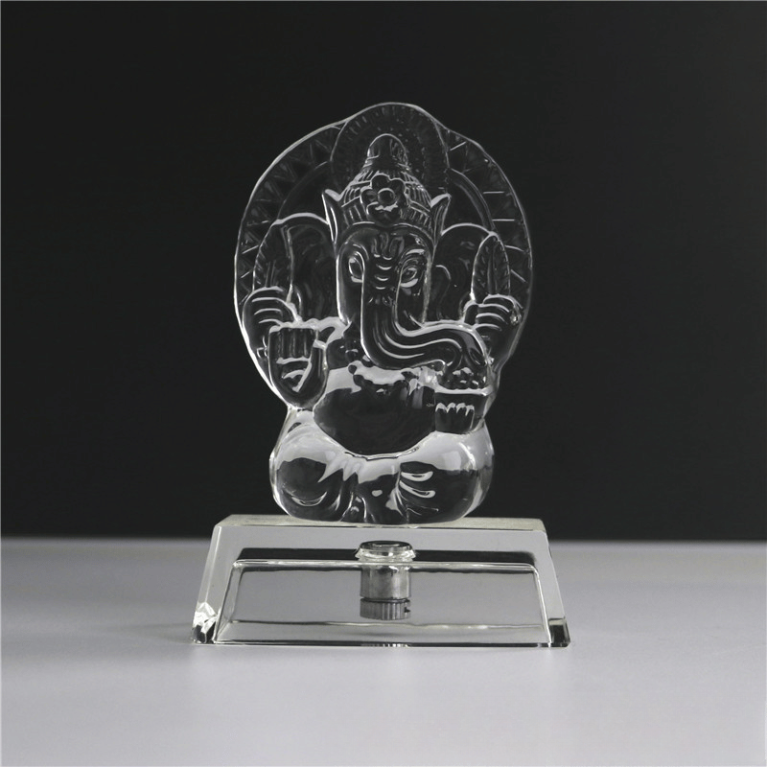 Crystal Ganesh Statue