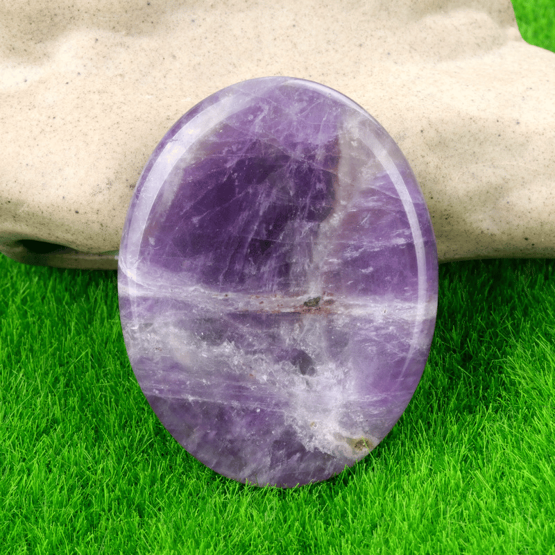 Amethyst Worry Stone