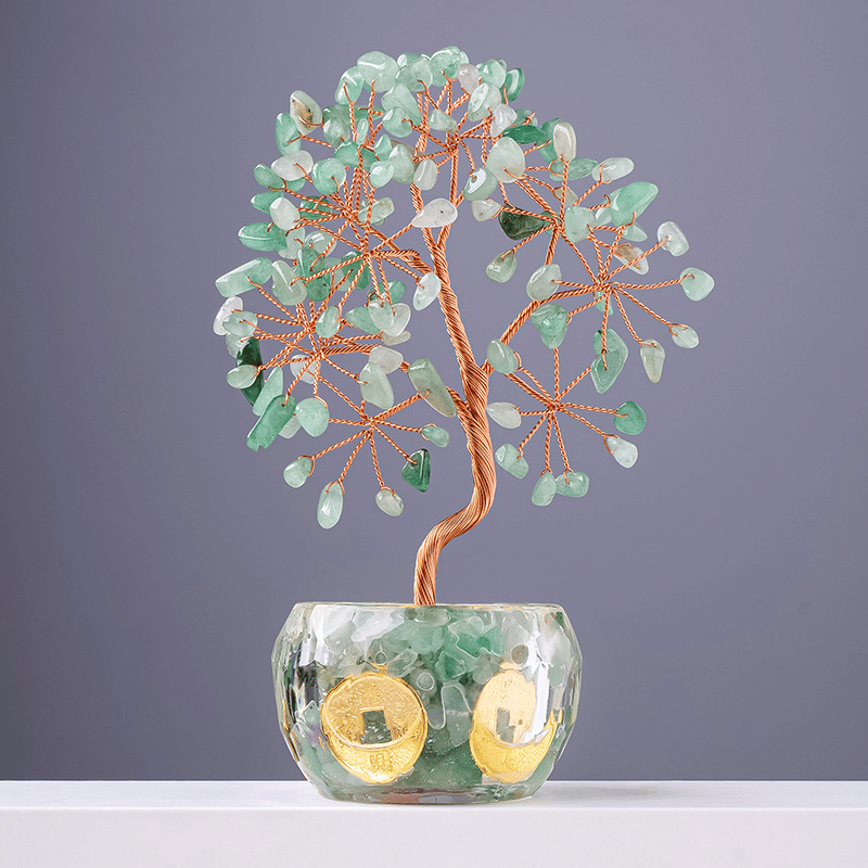 Aventurine crystal money tree