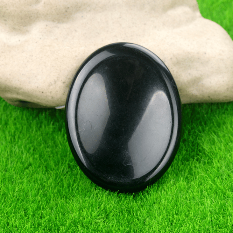 Black Obsidian Worry Stone