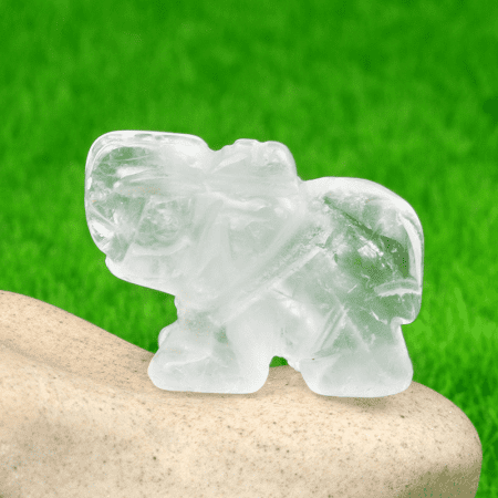 Clear Quartz Elephant
