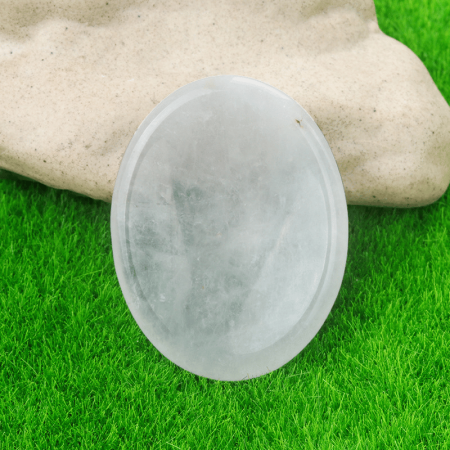 Clear Quartz Worry Stone