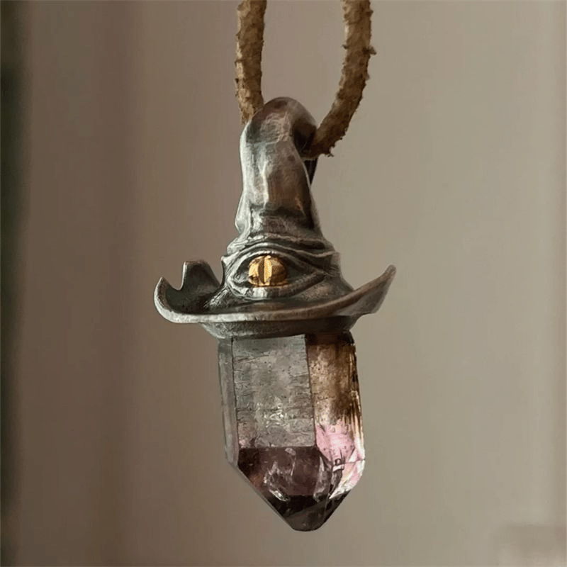 Crystal Witch Hat Necklace_1