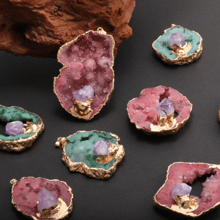 Geode Slice Necklace_4