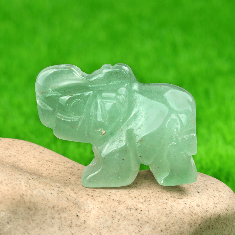 Green Aventurine Elephant