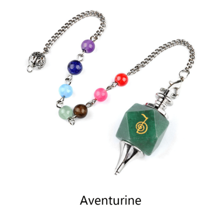 Green Aventurine Heart Chakra Pendulum