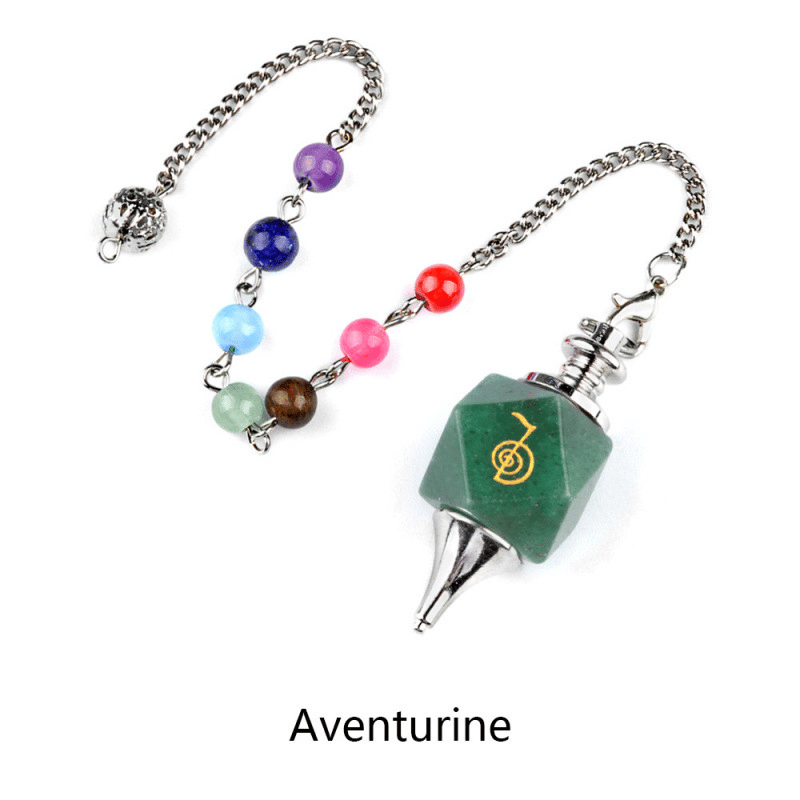 Green Aventurine Heart Chakra Pendulum