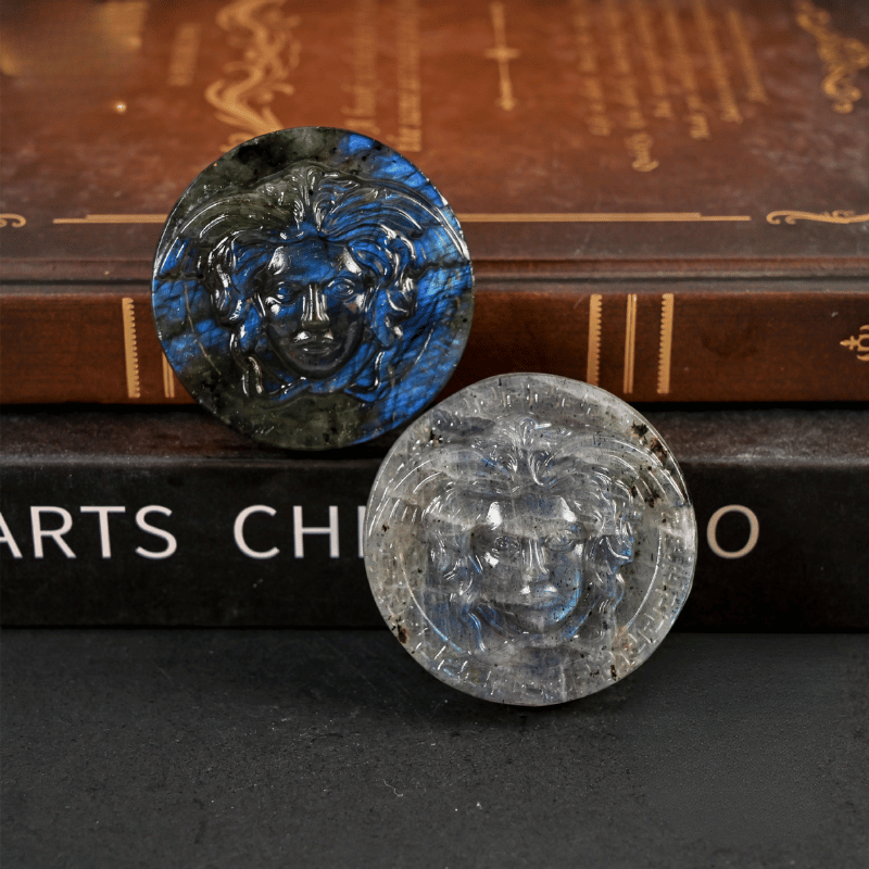 Medusa_Labradorite Carving