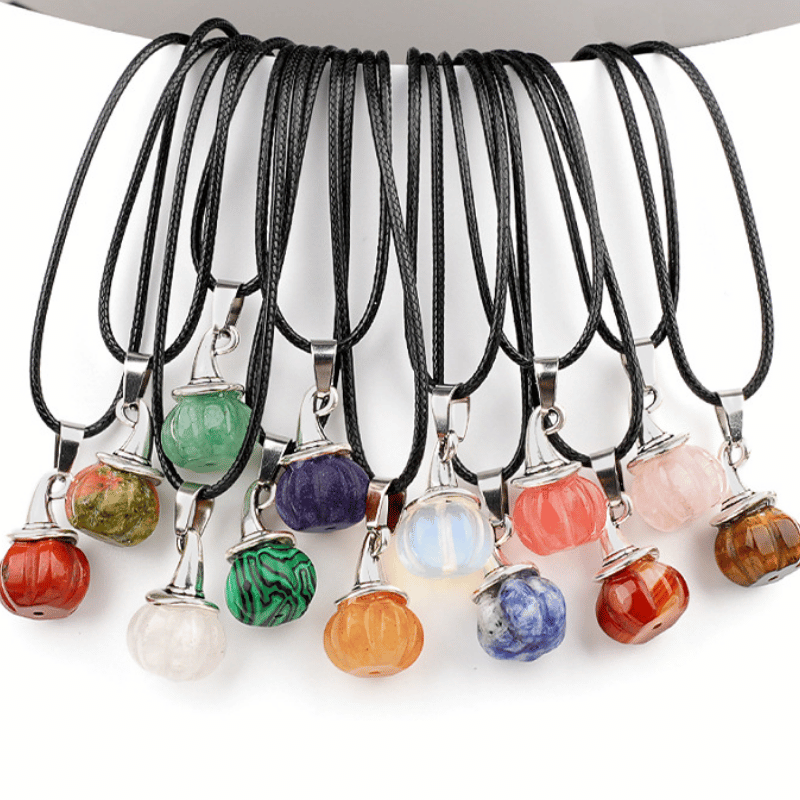 Pumpkin Necklace Pendant_size