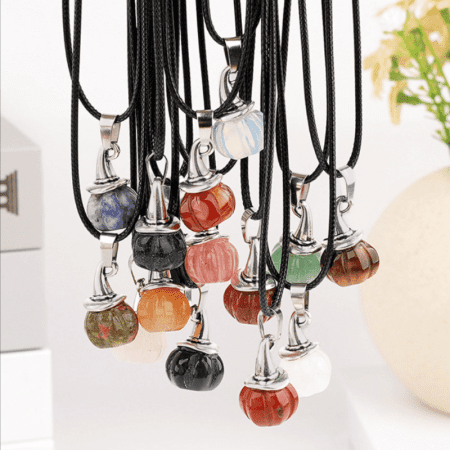 Pumpkin Necklace Pendant_style
