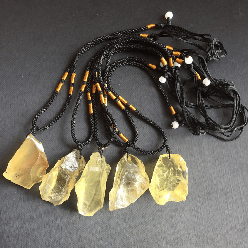 Raw Citrine Necklace_54