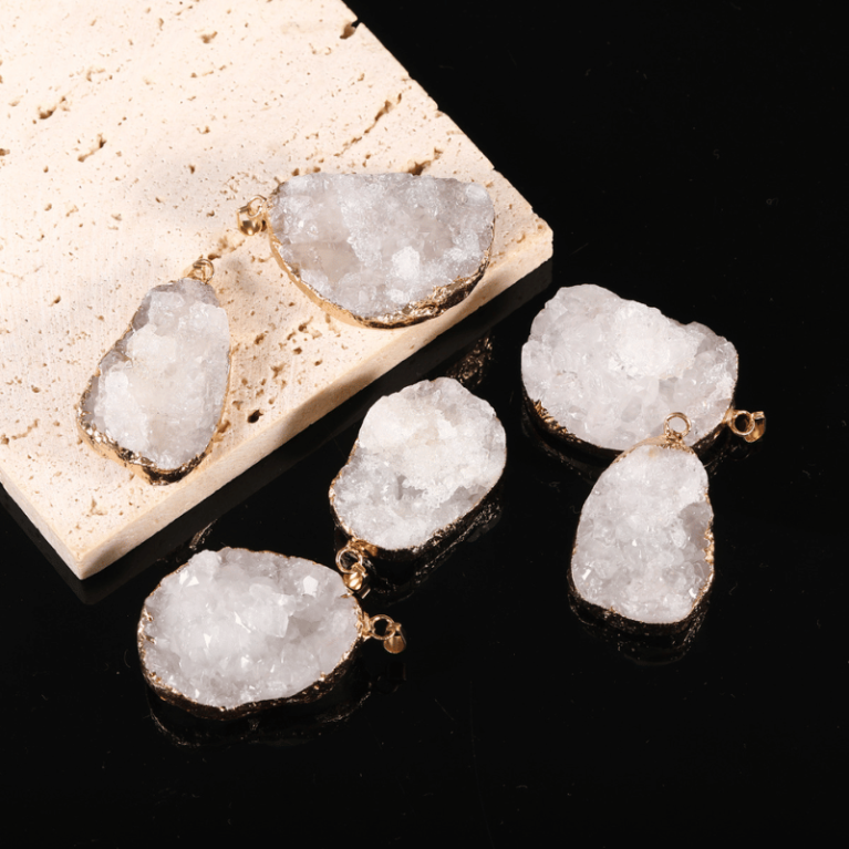 Raw Clear Quartz Necklace_1