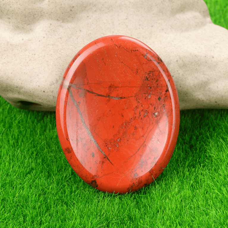 Red Jasper Worry Stone