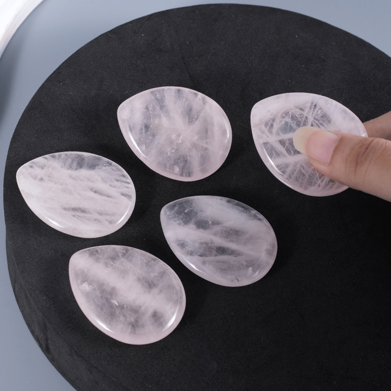Rose Quartz Worry Stone