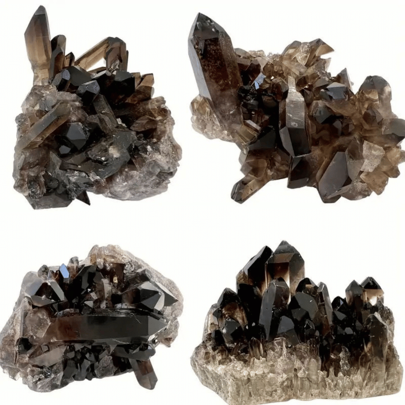 Smoky Quartz Crystal Cluster_2