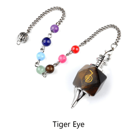 Tiger’s Eye Solar Plexus Chakra Pendulum