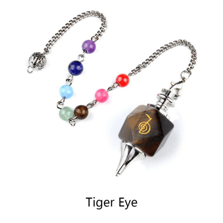 Tiger’s Eye Solar Plexus Chakra Pendulum