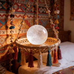 Polished Clear Quartz Sphere Mineral Specimen