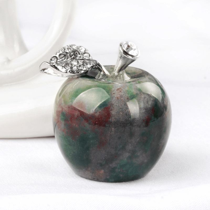 Agate_Crystal Apple Paperweight