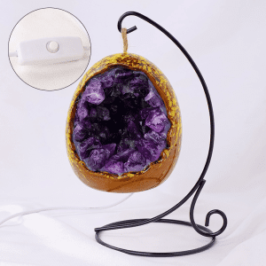 Amethyst Geode Lamp