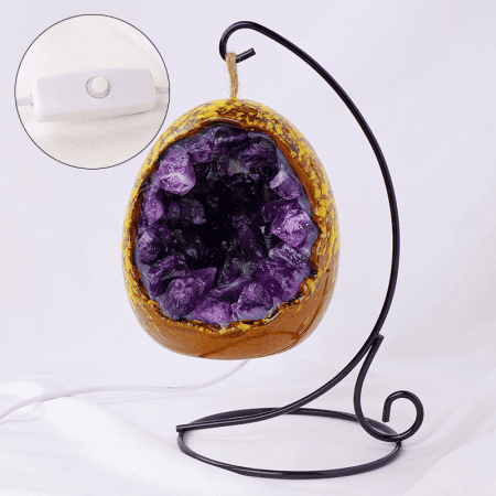 Amethyst Geode Lamp
