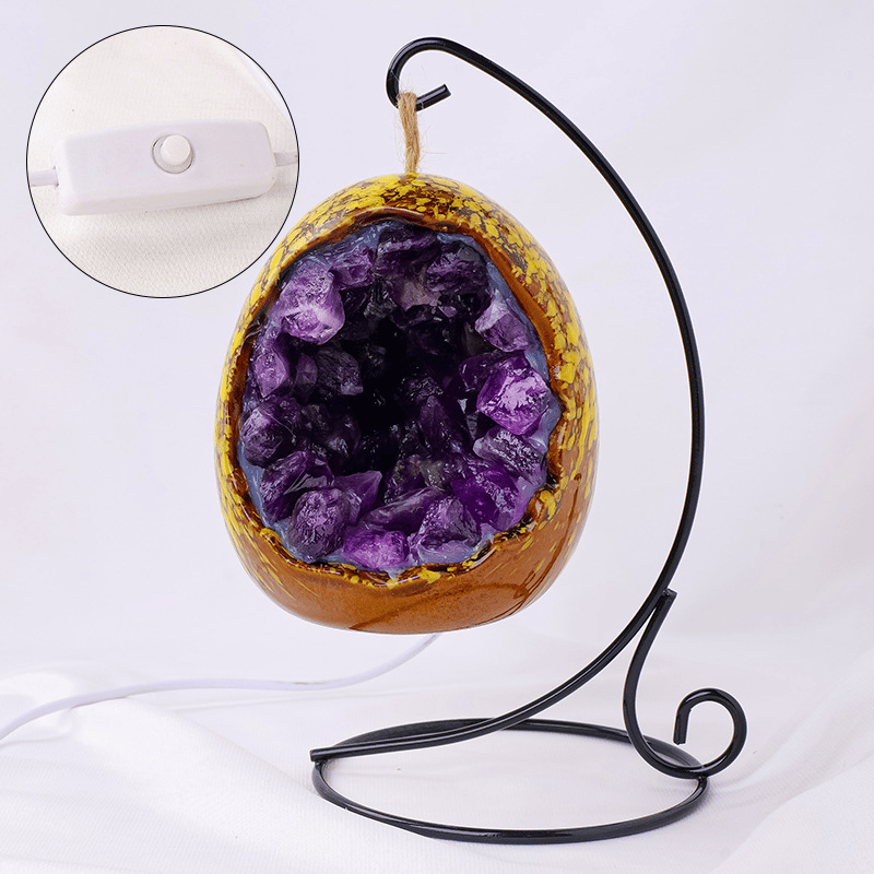 Amethyst Geode Lamp