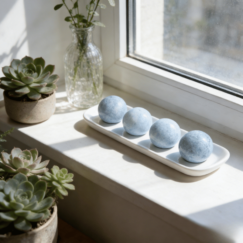 Blue Celestite Crystal Ball