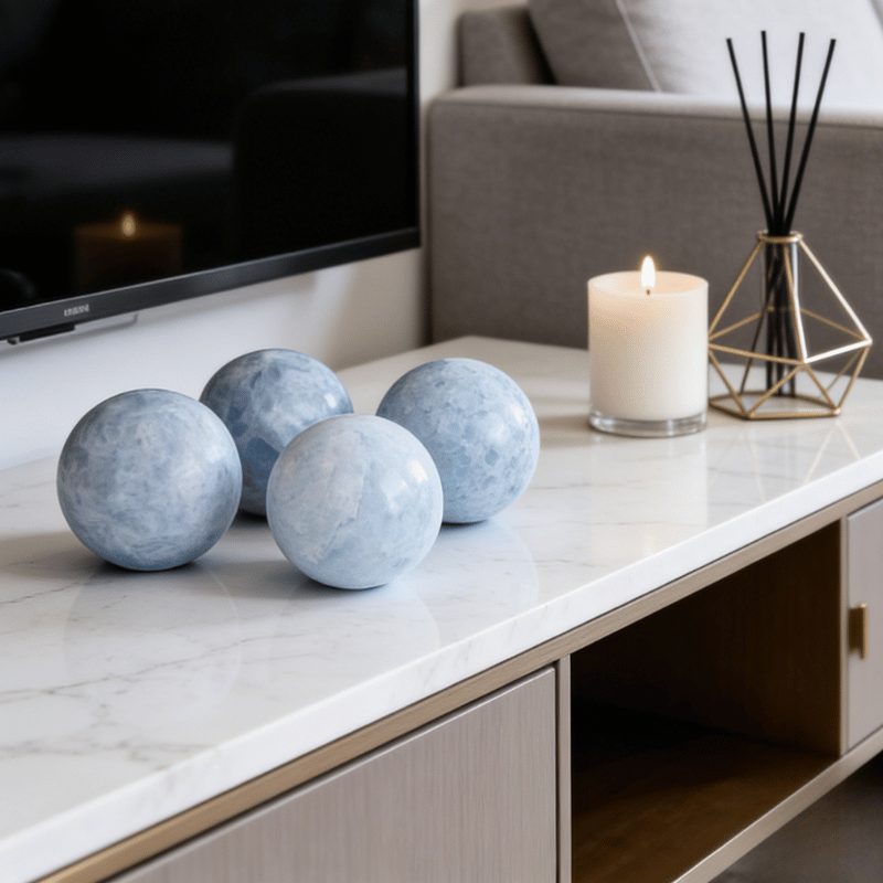 Celestite Sphere for Meditation