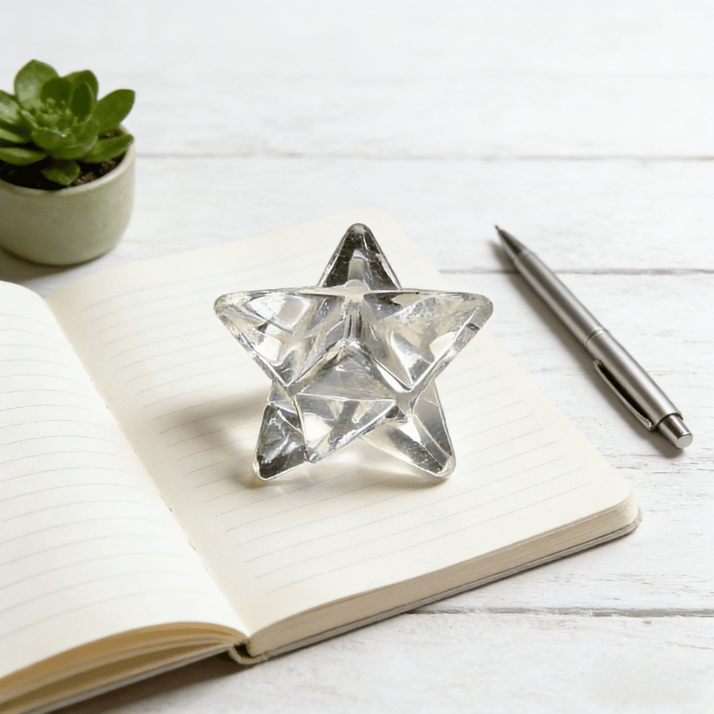 Clear Quartz Merkaba Spiritual Stone