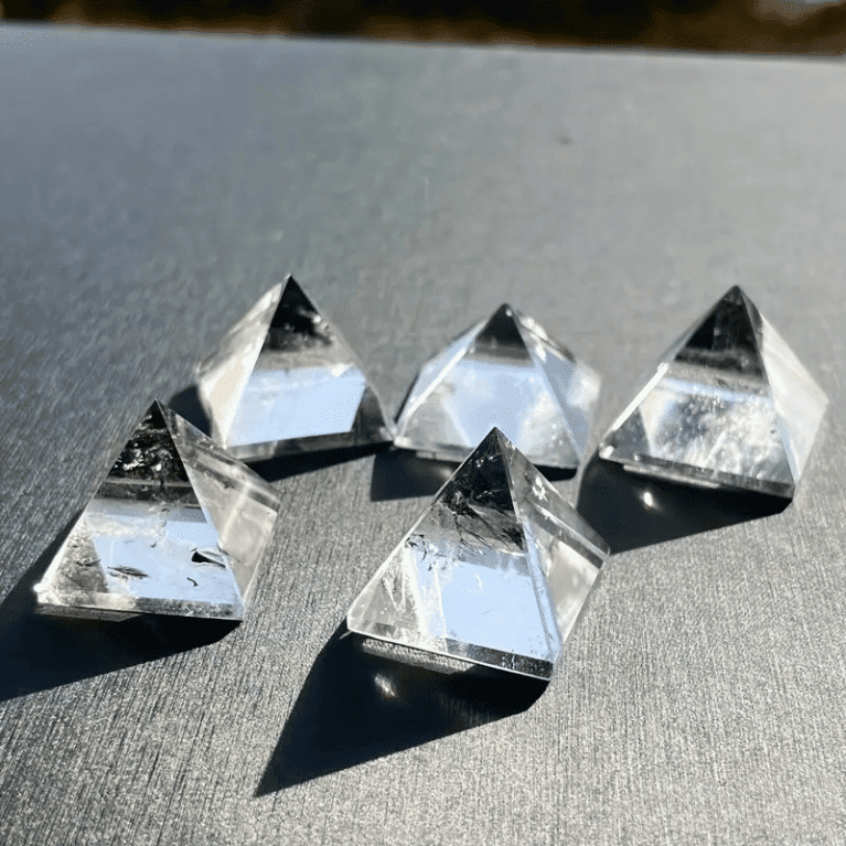 Clear Quartz Pyramid 5cm