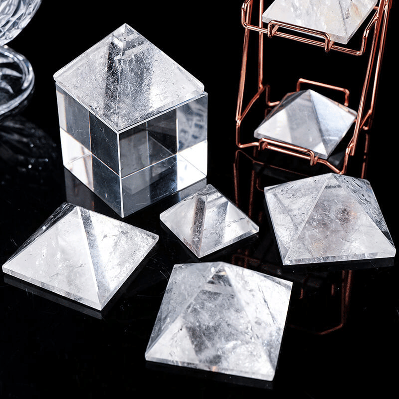Clear Quartz Pyramid style