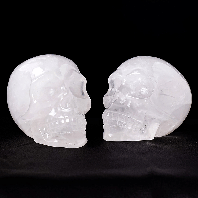 Clear Quartz Skull_size
