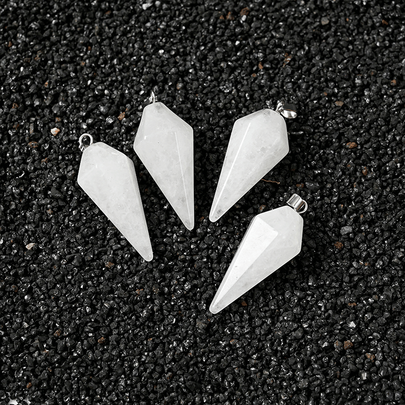 Clear Quartz pendulum necklace