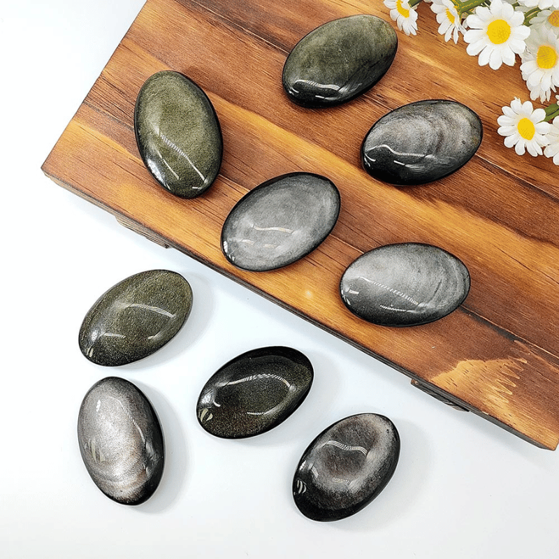 Gold Obsidian Worry Stone_style
