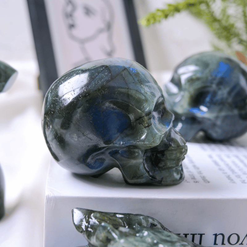 Labradorite Skull