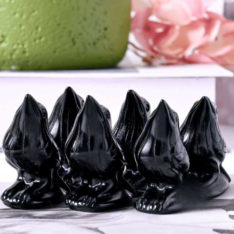 Obsidian Crow Carvings_SIZE