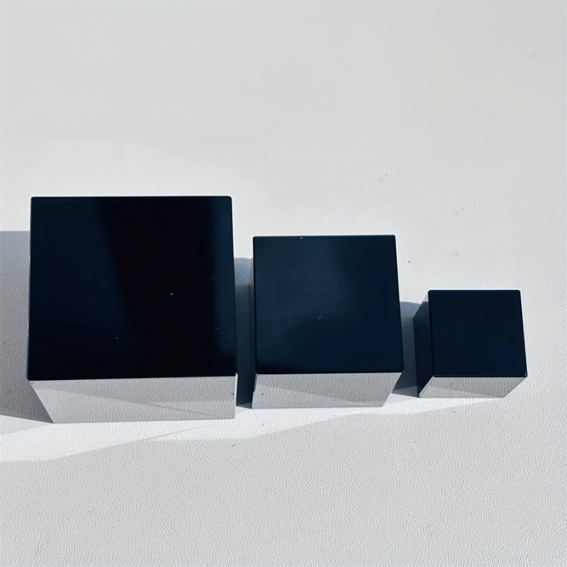Obsidian Crystal Cube Paperweight_style