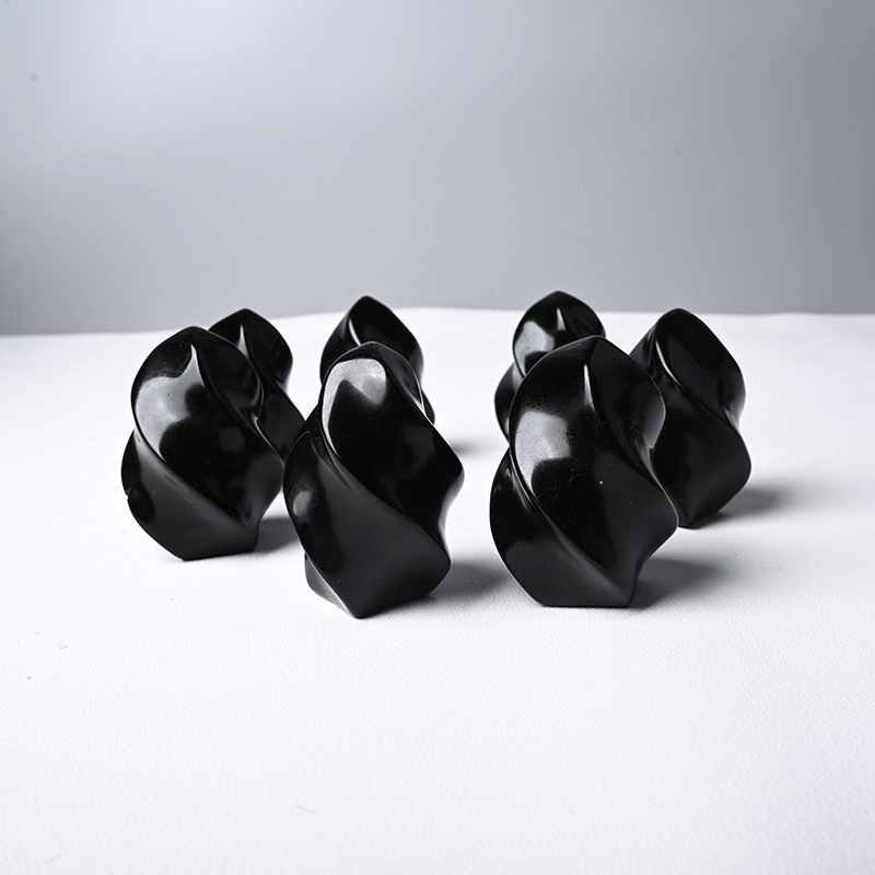 Obsidian crystal torch