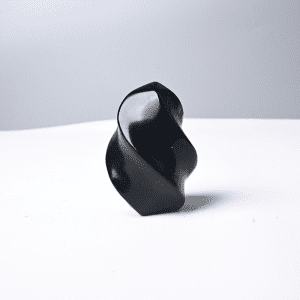 Obsidian flame crystal torch