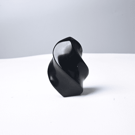 Obsidian flame crystal torch