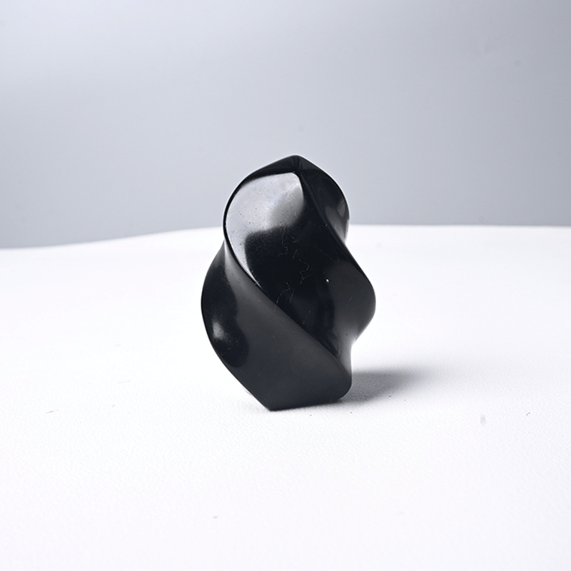 Obsidian flame crystal torch