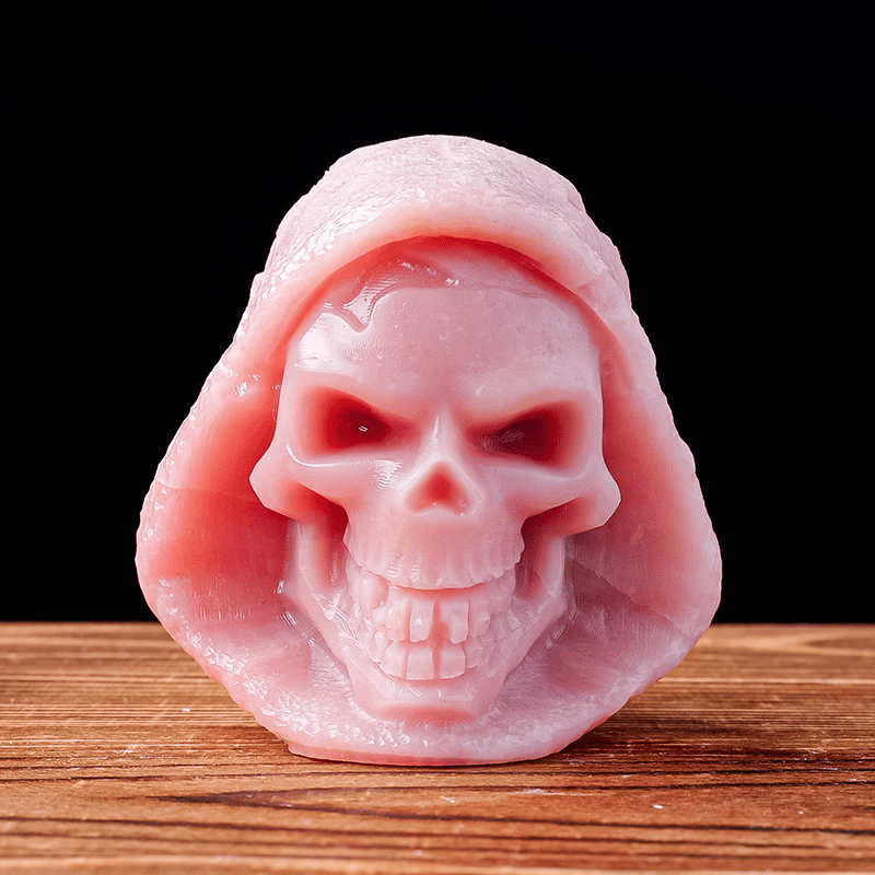 Pink Opal Skull_style
