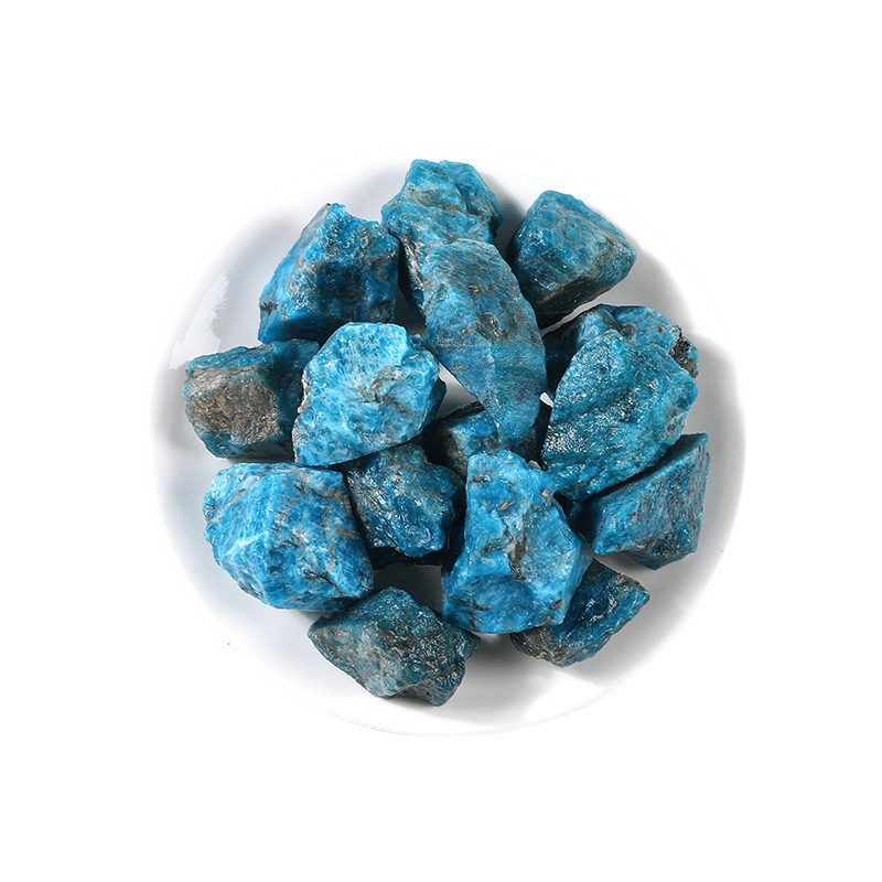 Raw Blue Apatite gemstone