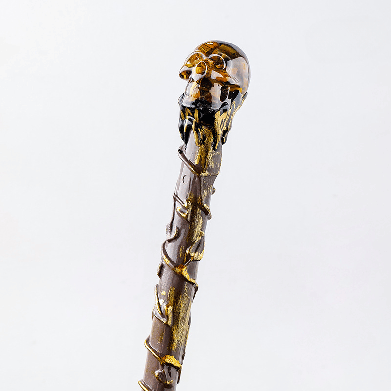 Tiger's Eye Skull Wand